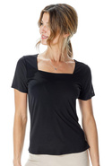 Koszulka damska Dori 6692 Czarny - Mewa