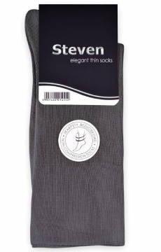 Skarpetki męskie Steven 107 ELEGANT grafitowe