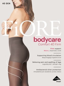 Przeciwżylakowe rajstopy Fiore COMFORT FIRM o mocnym ucisku 11 - 14 mmHg GRUBOŚĆ 40 DEN