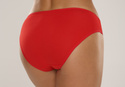 Gładkie klasyczne  bawełniane figi De Lafense 004 CZERWIEŃ