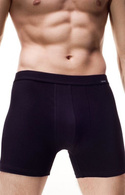 Gładkie bokserki Cornette  Authentic jeansowy
