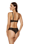 Elegancki czarny biustonosz Gorteks Push-up  (ECLIPSE/B1)