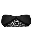 Satinia opaska czarna  S/M