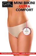 Gatta Mini Bikini ULTRA Comfort - Laserowo cięte / białe