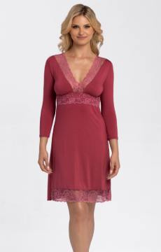 Koszula nocna z rękawem 7/8 Babella THELMA w kolorze antyczny róż