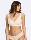 Biustonosz bezszwowy JELLY BRA BASIC czarny