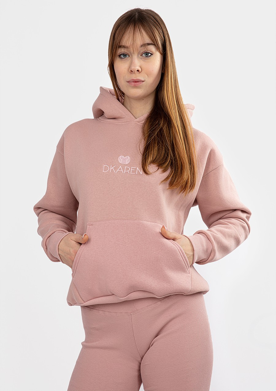 Komplet Oseye H1 - fuksja bawełna gruba i prążki - Dkaren