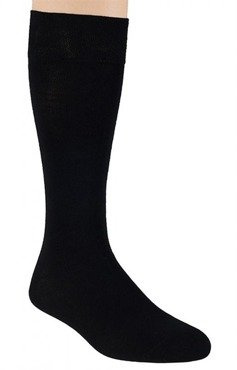 Podkolanówki męskie do garnituru Steven 027 / grafitowe