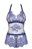 Efektowne koronkowe body Obsessive Flowlace