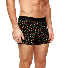 Czarne bokserki męskie w żelki Noviti BB06-M-05