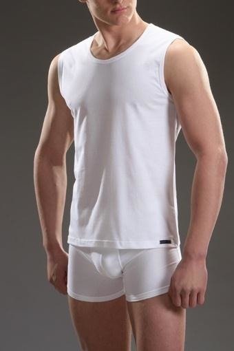 Biała koszulka męska Cornette - 206
