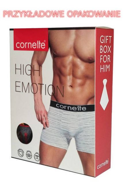 Gładkie bokserki Cornette High Emotion Czerwony
