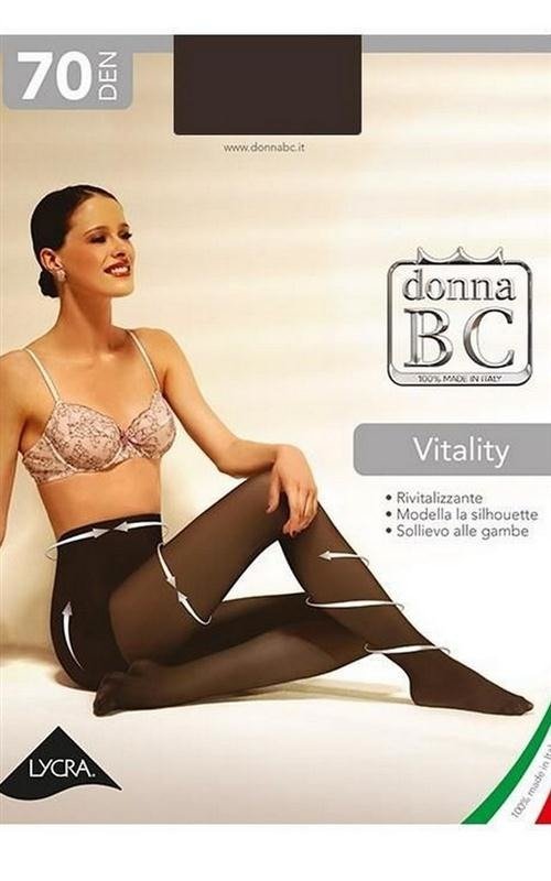 Włoskie rajstopy Donna BC - Vitality 70 den/ rewitalizujące